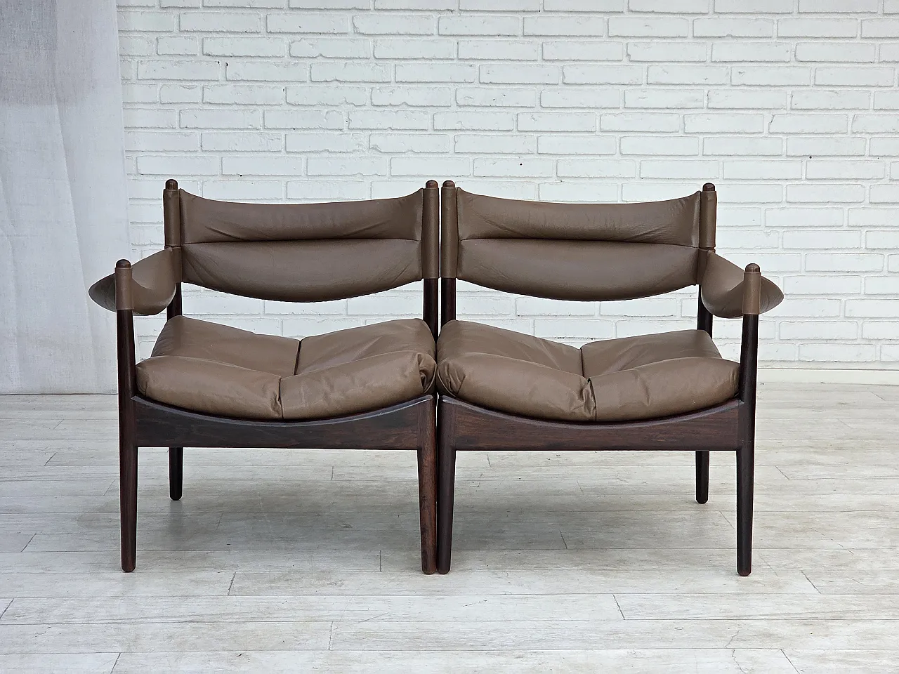 1970s, Danish design by Kristian Vedel, modular sofa, model Modus. 23