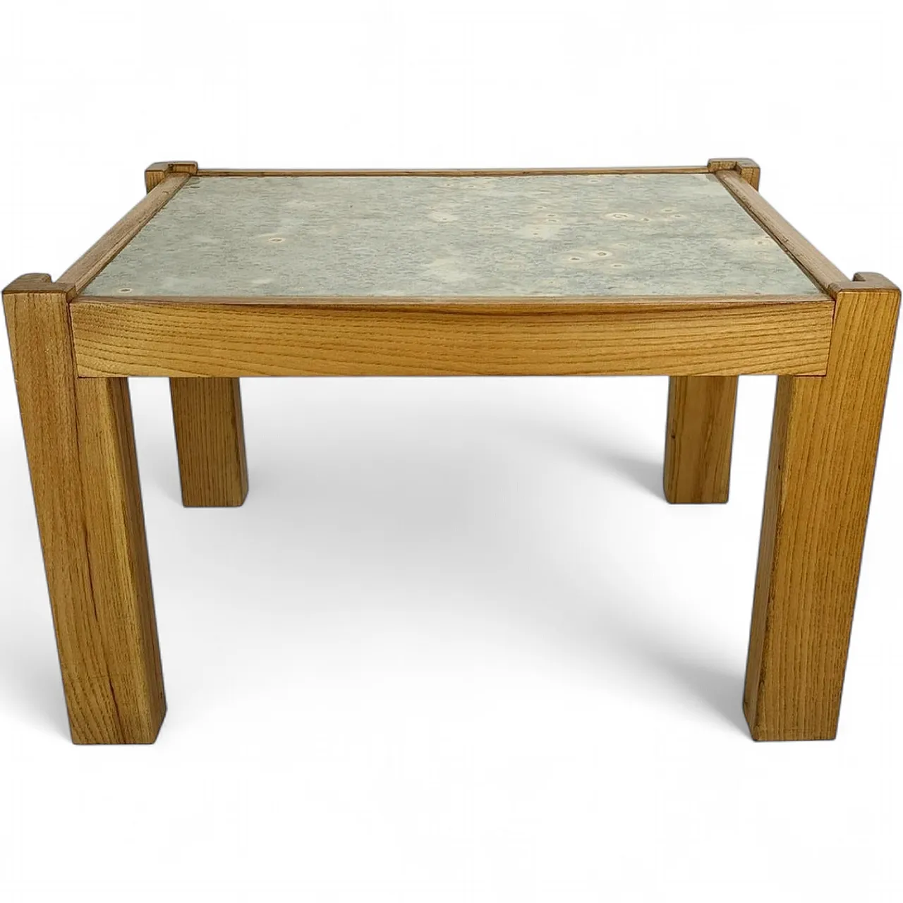 Tavolo scandinavo in legno e ceramica, anni '70 13