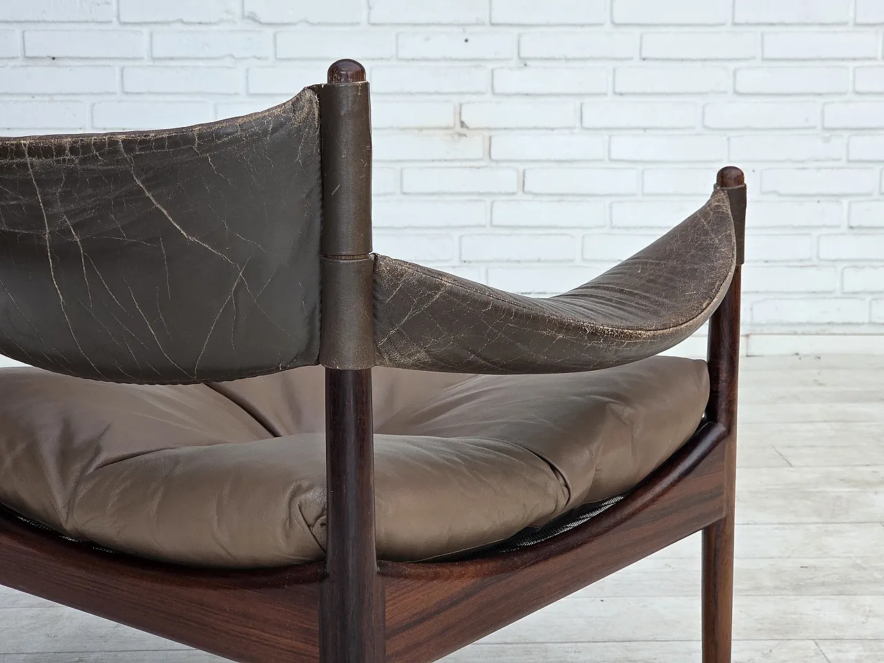 1970s, Danish design by Kristian Vedel, armchair model "Modus". 5