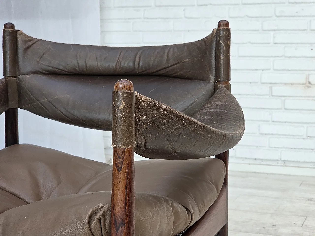 1970s, Danish design by Kristian Vedel, armchair model "Modus". 9