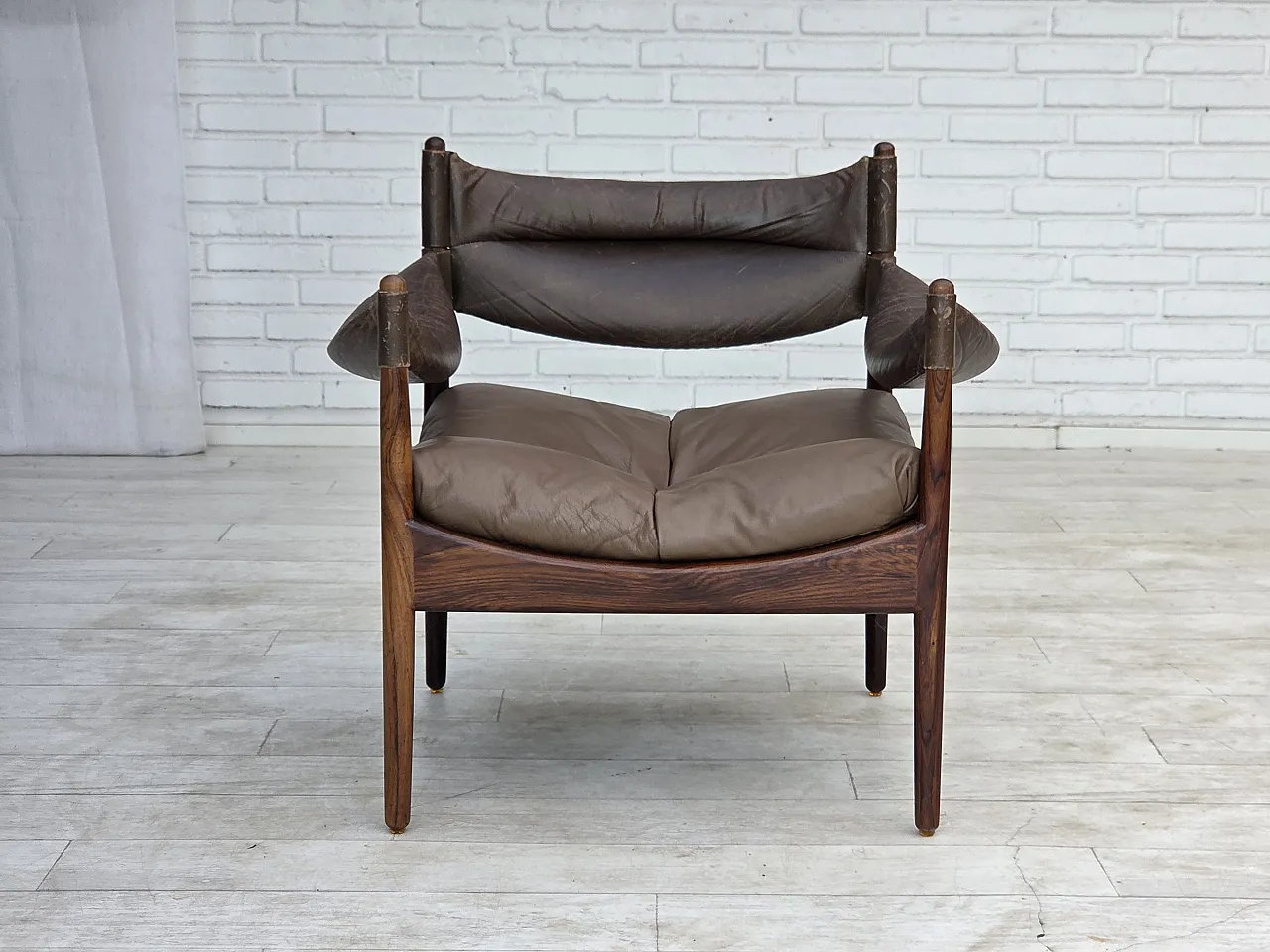 1970s, Danish design by Kristian Vedel, armchair model "Modus". 10