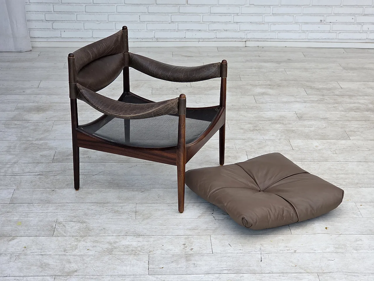 1970s, Danish design by Kristian Vedel, armchair model "Modus". 11