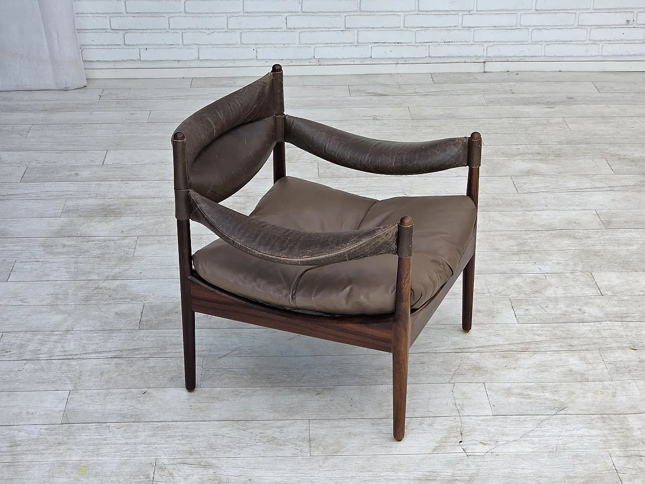 1970s, Danish design by Kristian Vedel, armchair model "Modus". 14