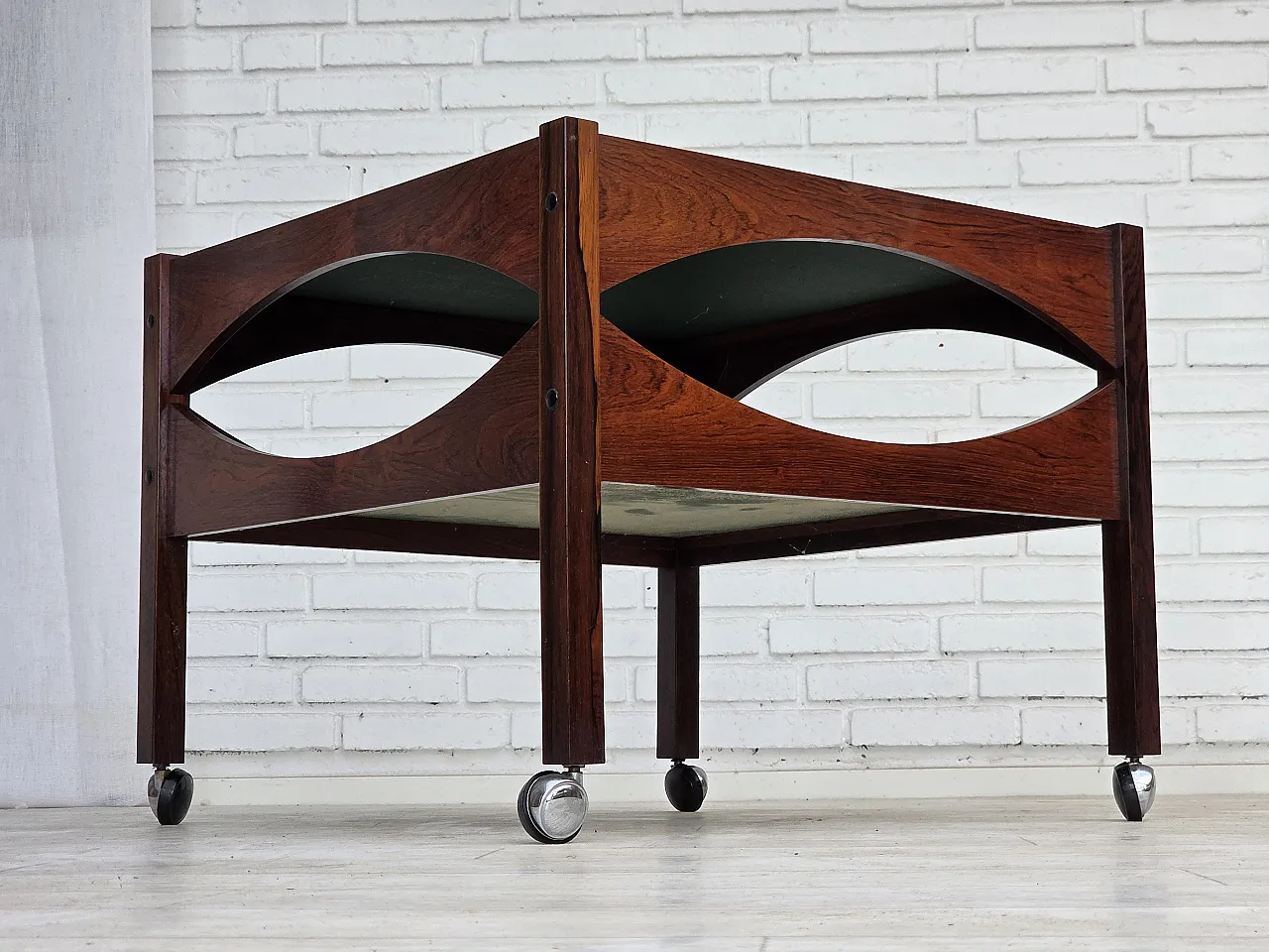 1970s, Danish design by Kristian Vedel, side table model "Modus". 3