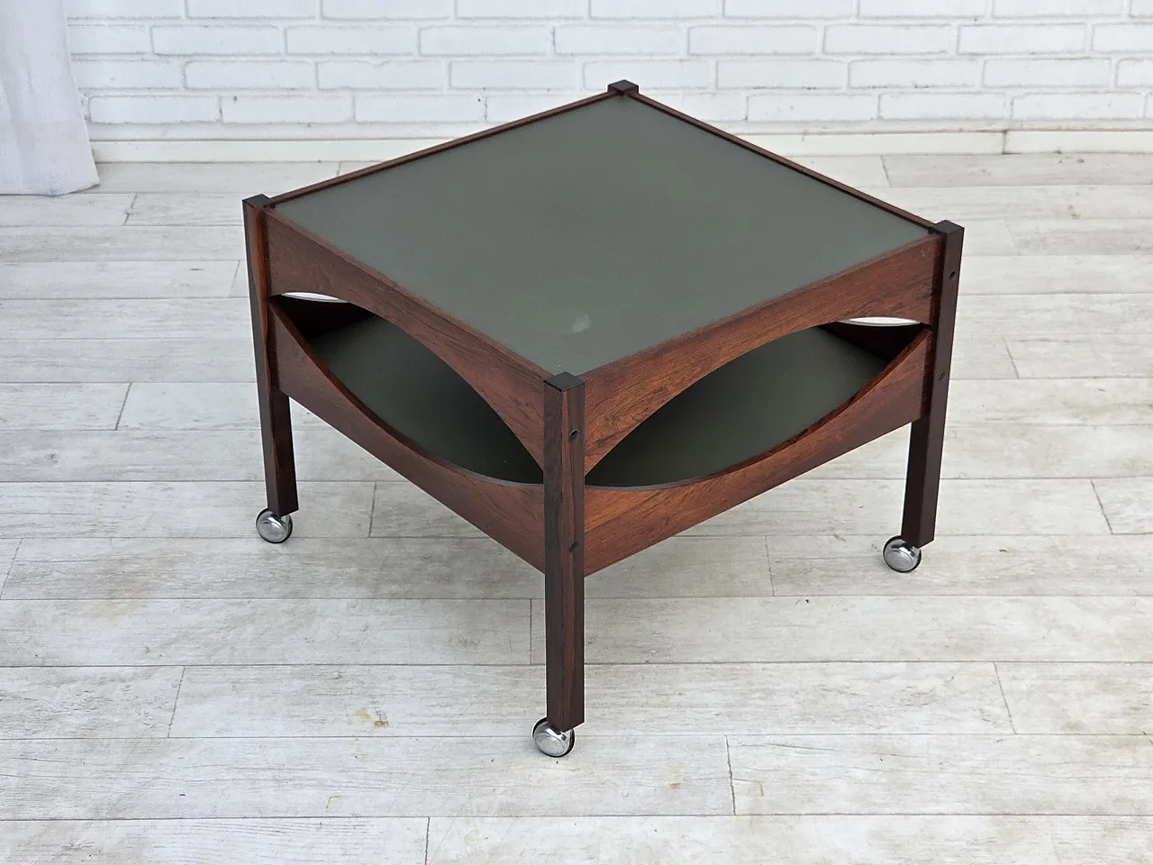 1970s, Danish design by Kristian Vedel, side table model "Modus". 12