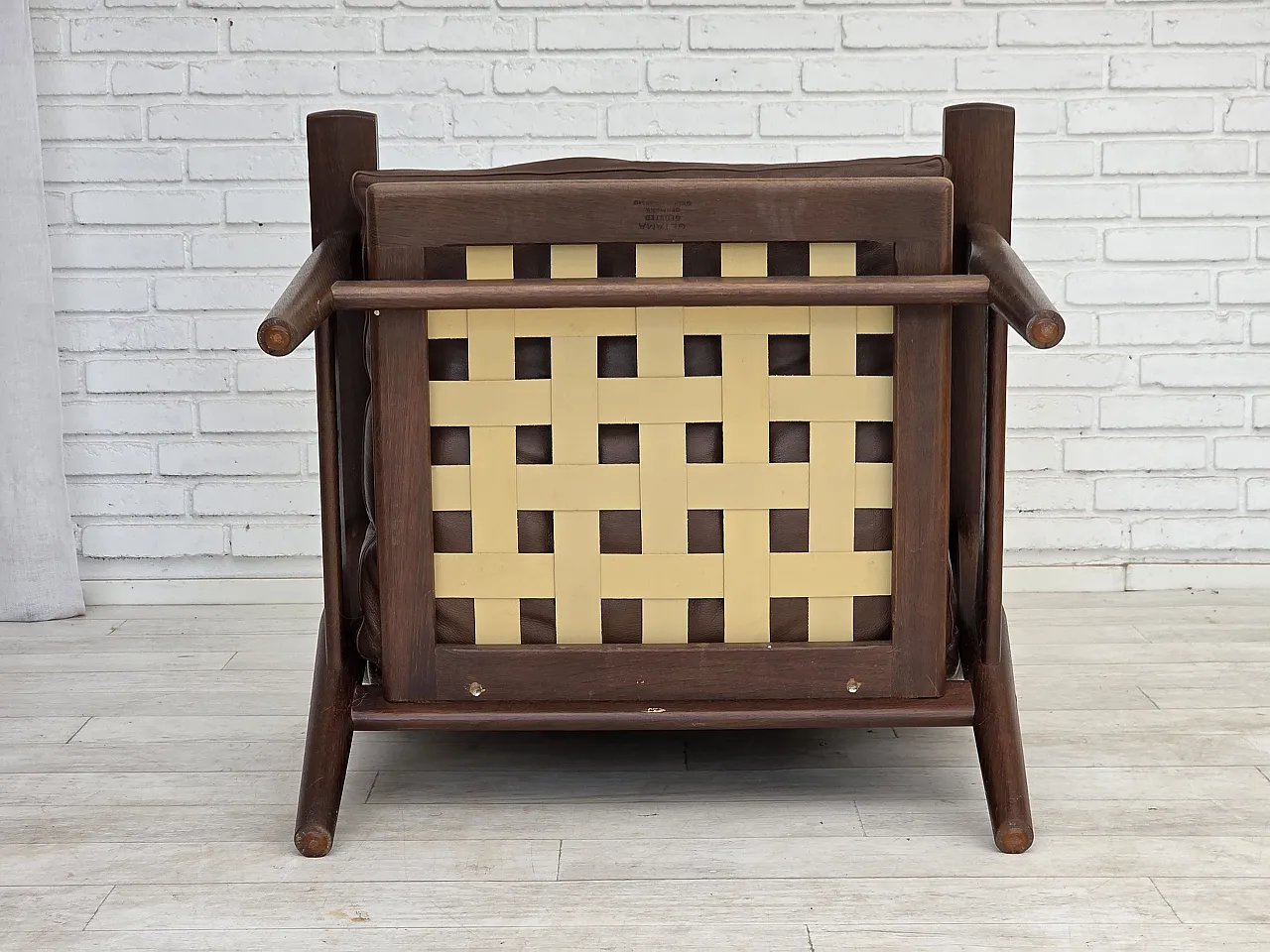 1970s, Danish design by H.J.Wegner, highback armchair, model GE530. 7