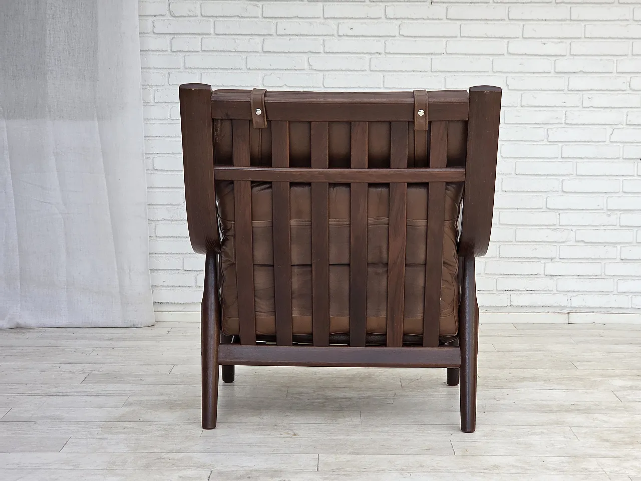 1970s, Danish design by H.J.Wegner, highback armchair, model GE530. 13