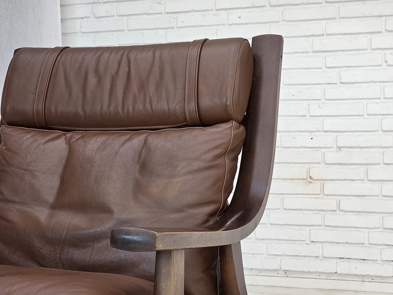 1970s, Danish design by H.J.Wegner, highback armchair, model GE530. 20