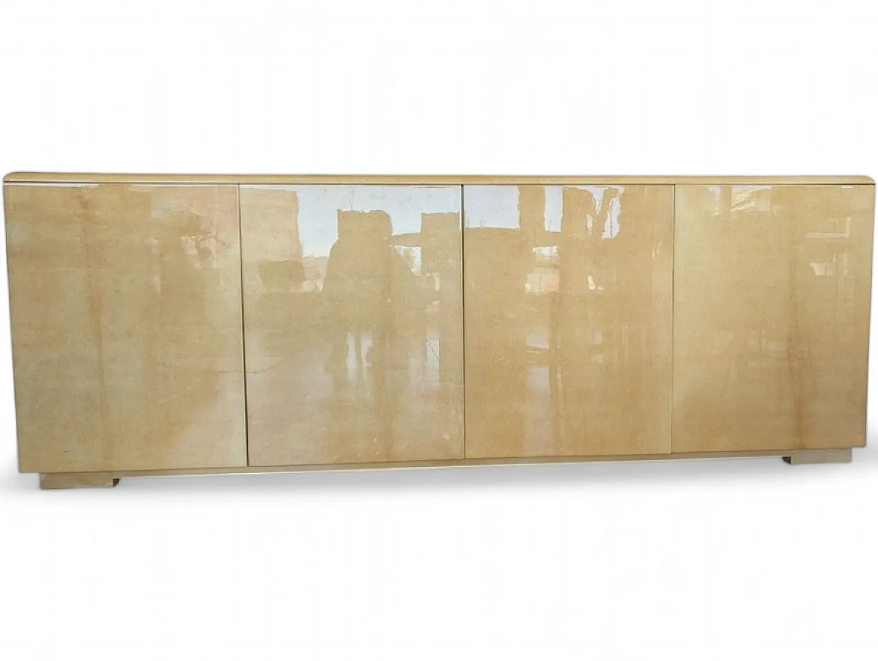 4-Door sideboard in the style of Aldo Tura, 1970s 9