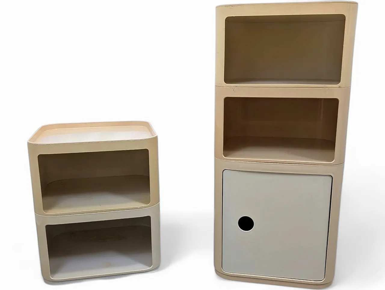 Pair of storage Units by Anna Castelli Ferrieri for Kartell, 1960s 11
