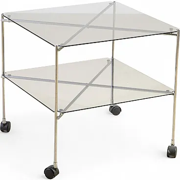 Coffee table Biplane by Bruno Munari for Robots Milano, 1970s