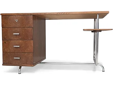 H 180 Writing Desk by Jindrich Halabala for Up Zavody, 1930s