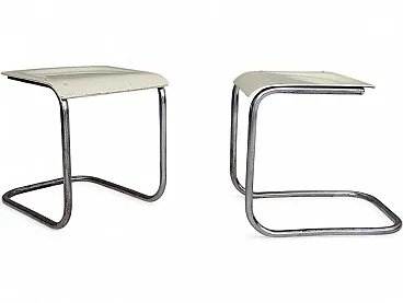 Pair of cantilever Stools by Mart Stam for Mücke Melder, 1930s