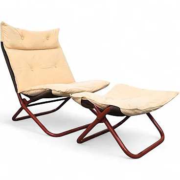 Lounge chair by Jan Dranger and Johan Huldt for Innovator, 1970s