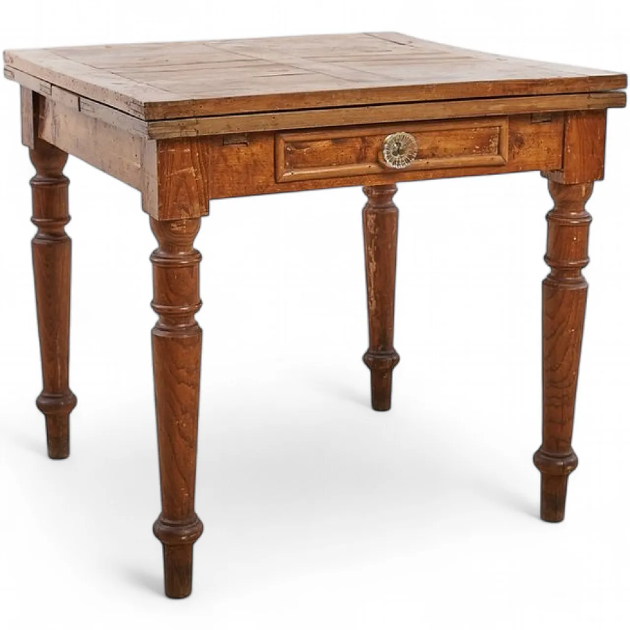 Romagnolo table in elm, 19th century 9