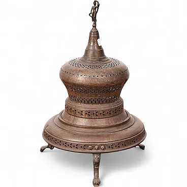 Brazier in copper, early 20th century