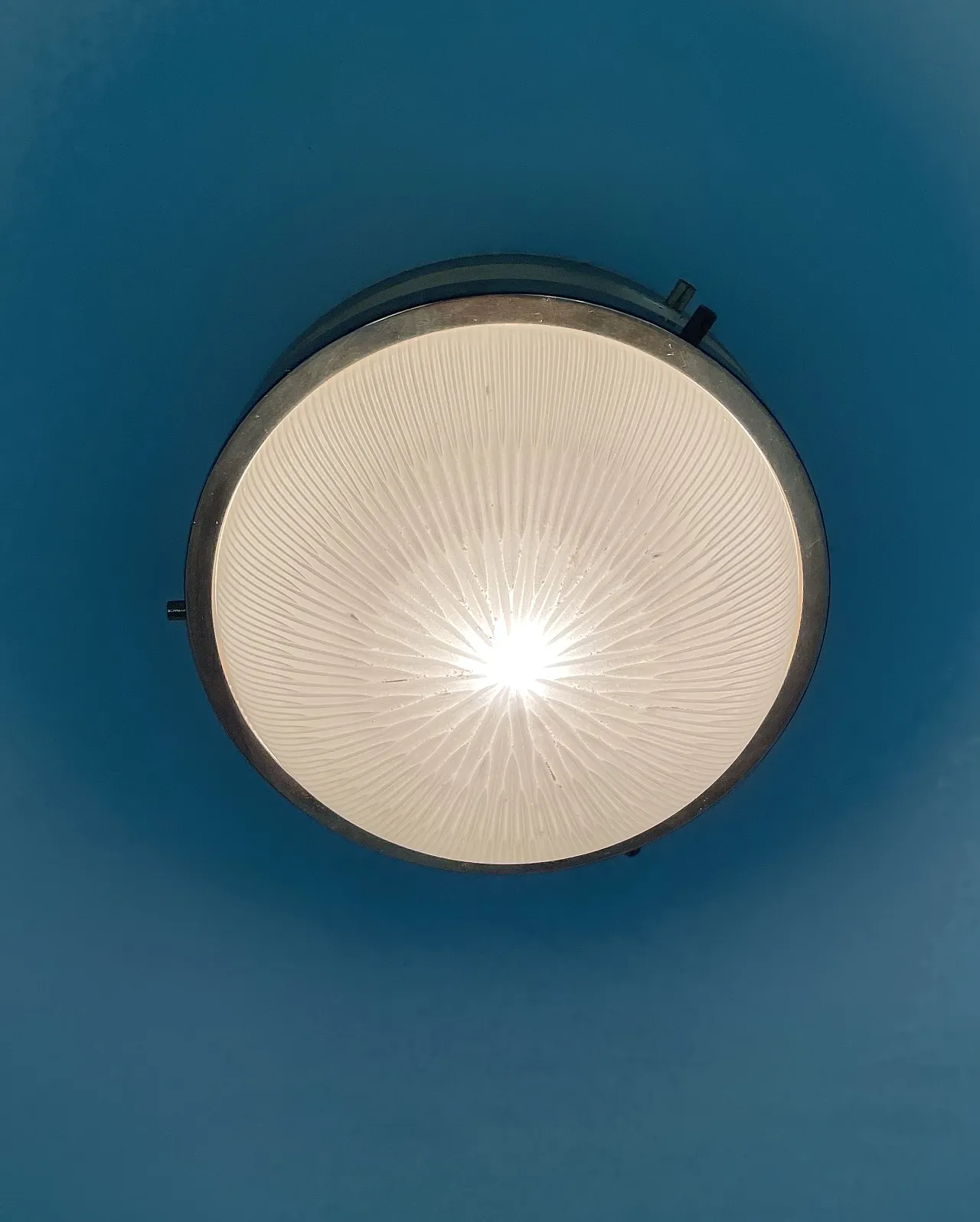 Ceiling lamp in metal and glass by Sergio Mazza for Artemide, 1960s 2