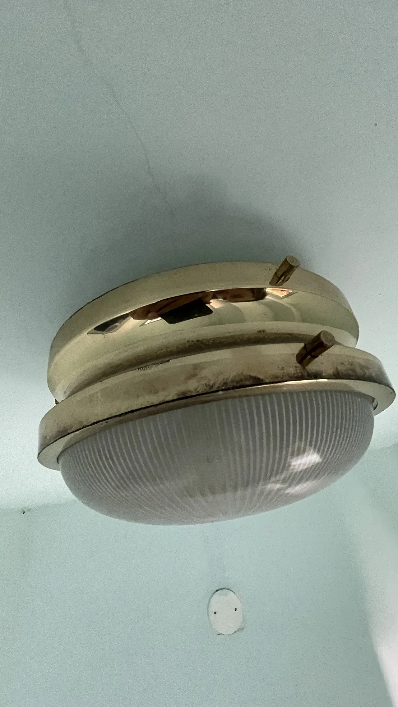 Ceiling lamp in metal and glass by Sergio Mazza for Artemide, 1960s 6