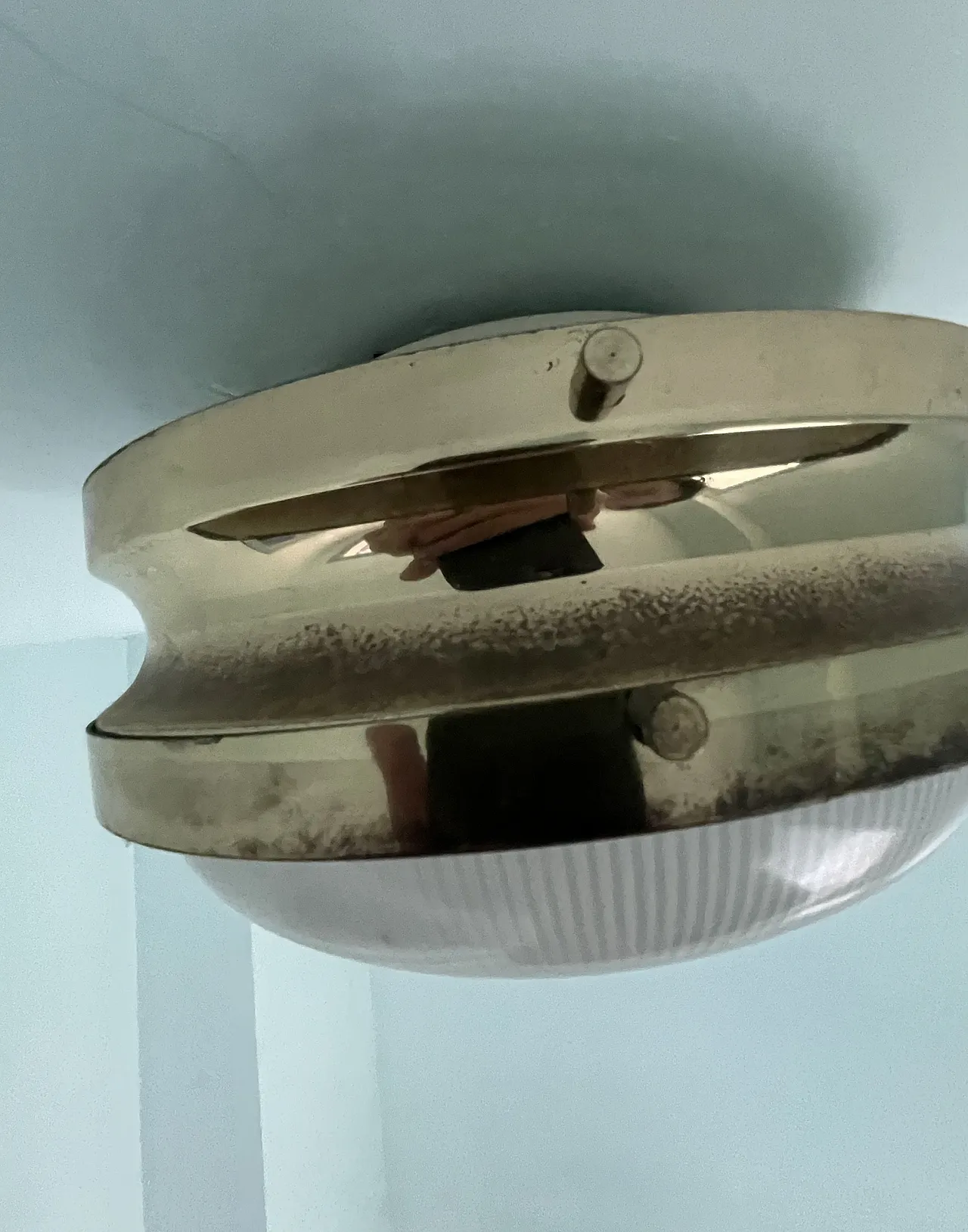 Ceiling lamp in metal and glass by Sergio Mazza for Artemide, 1960s 7