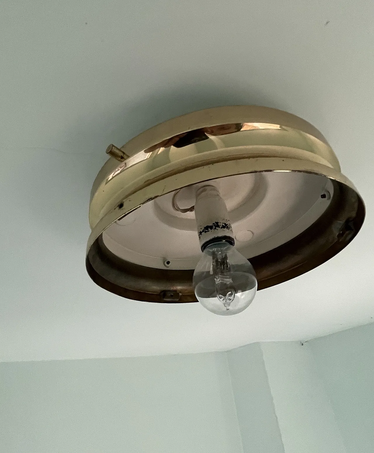 Ceiling lamp in metal and glass by Sergio Mazza for Artemide, 1960s 9