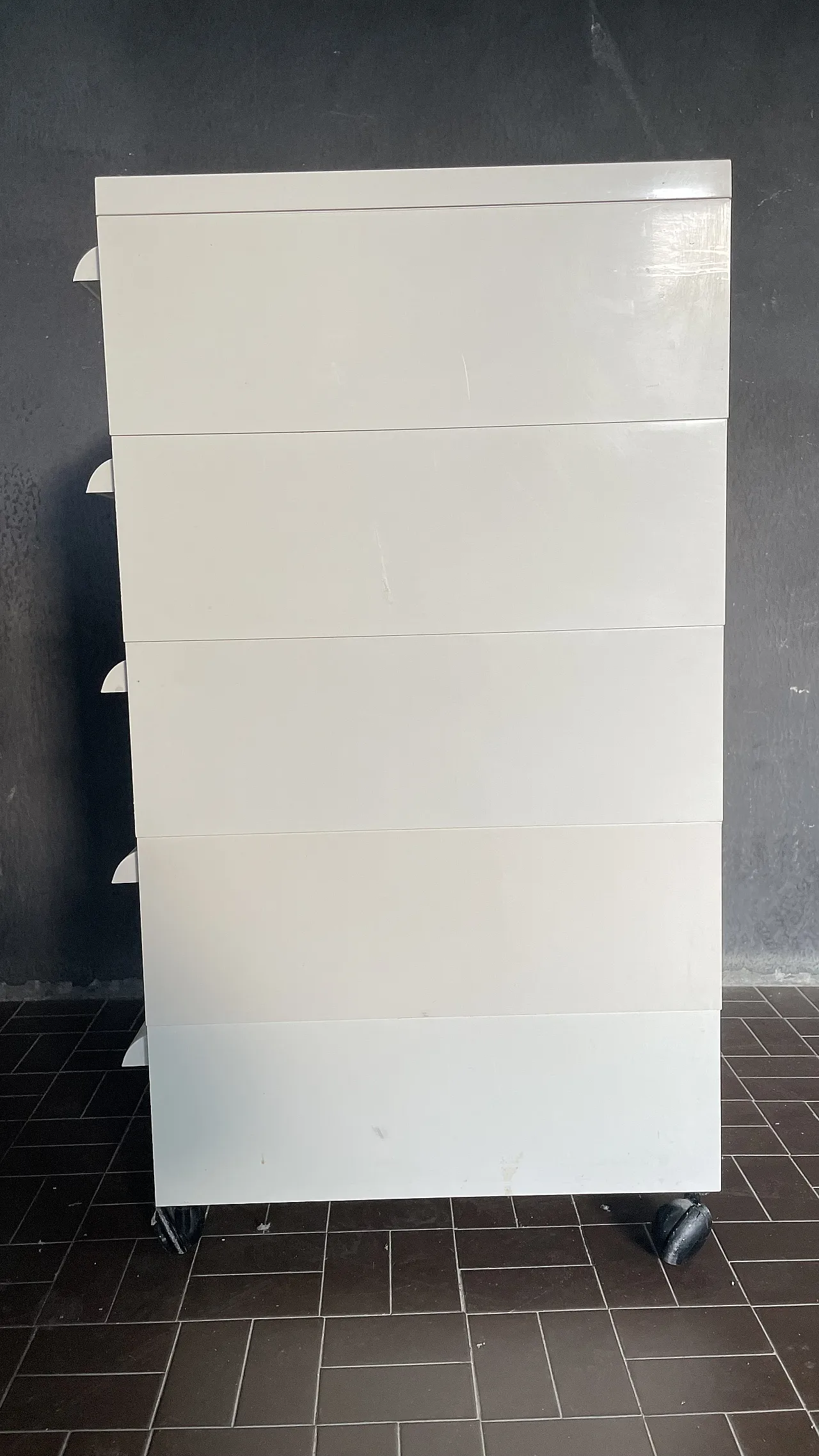 Chest of drawers in white plastic by Simon Fussell for Kartell, 1970s 5