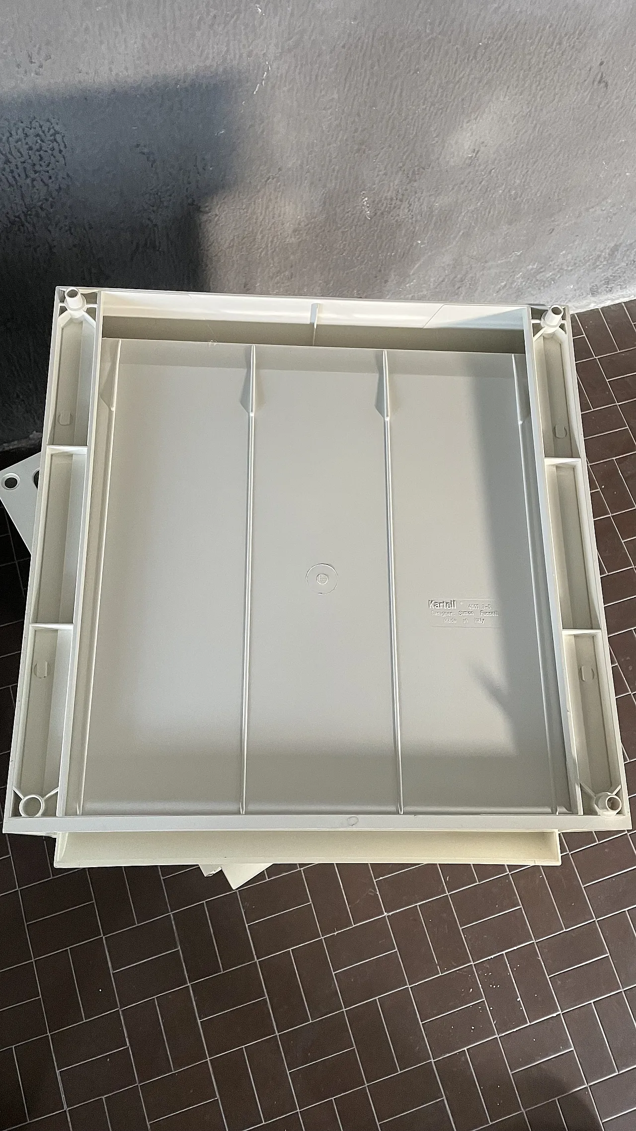 Chest of drawers in white plastic by Simon Fussell for Kartell, 1970s 11