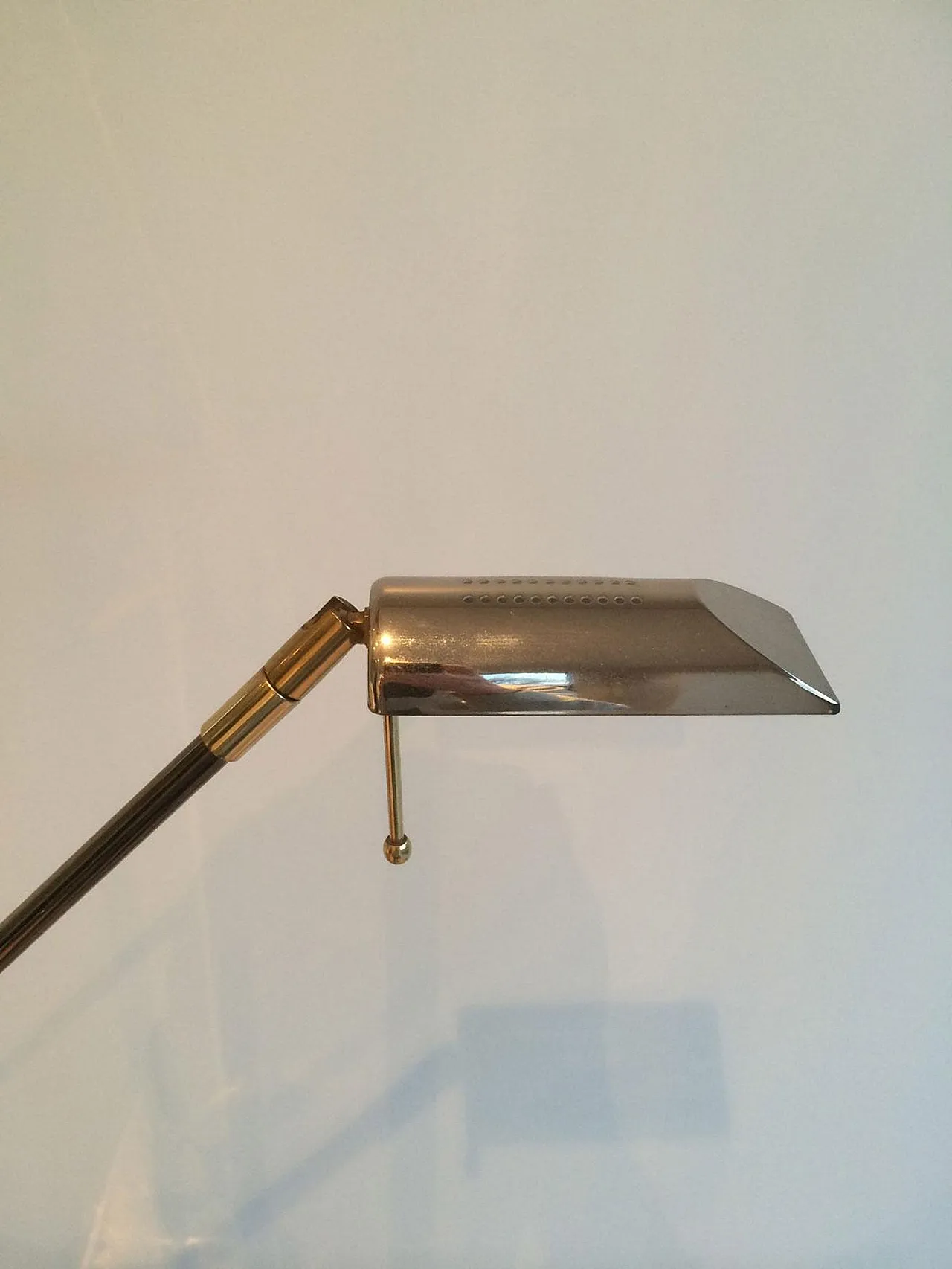 Lampada da terra in canna di fucile e ottone, di fabbricazione francese, circa 1970. 7