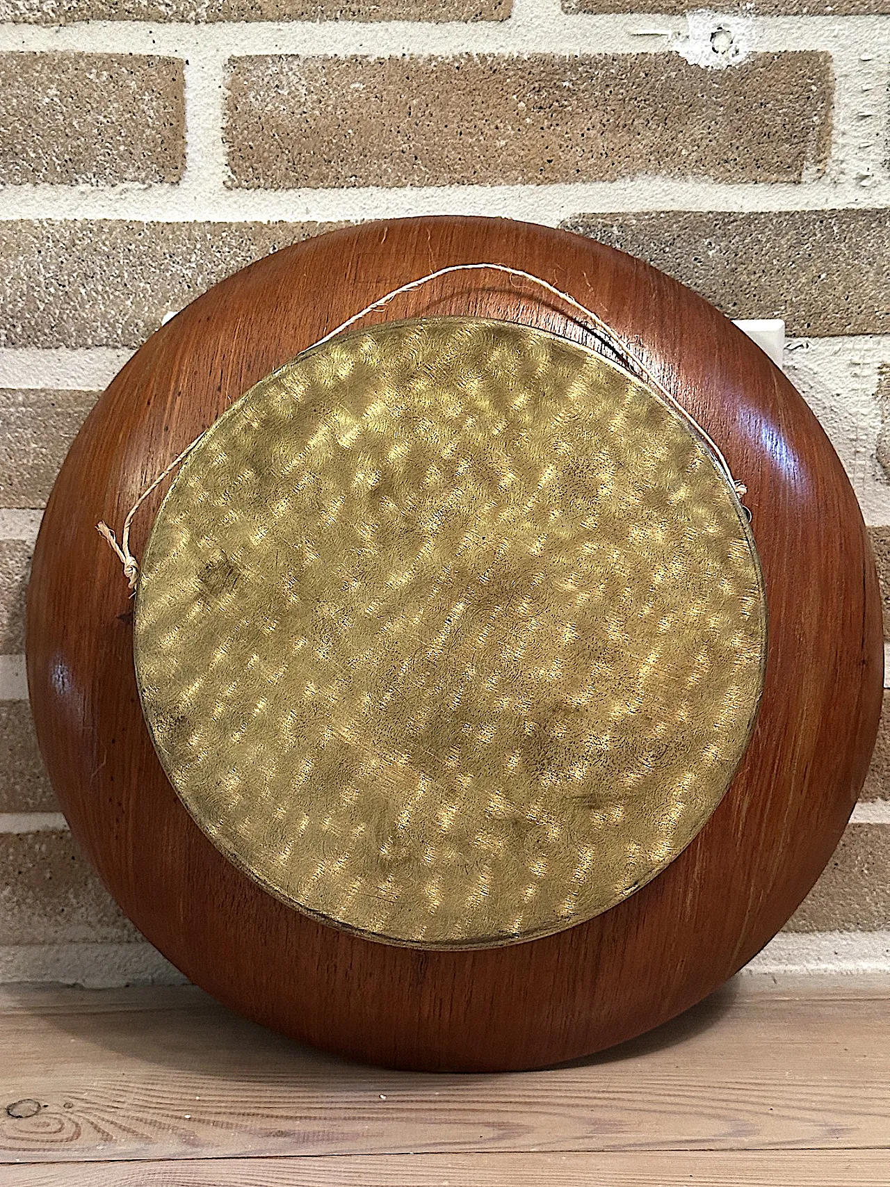 Mid-Century Teak Wall Clock, 1960s 4