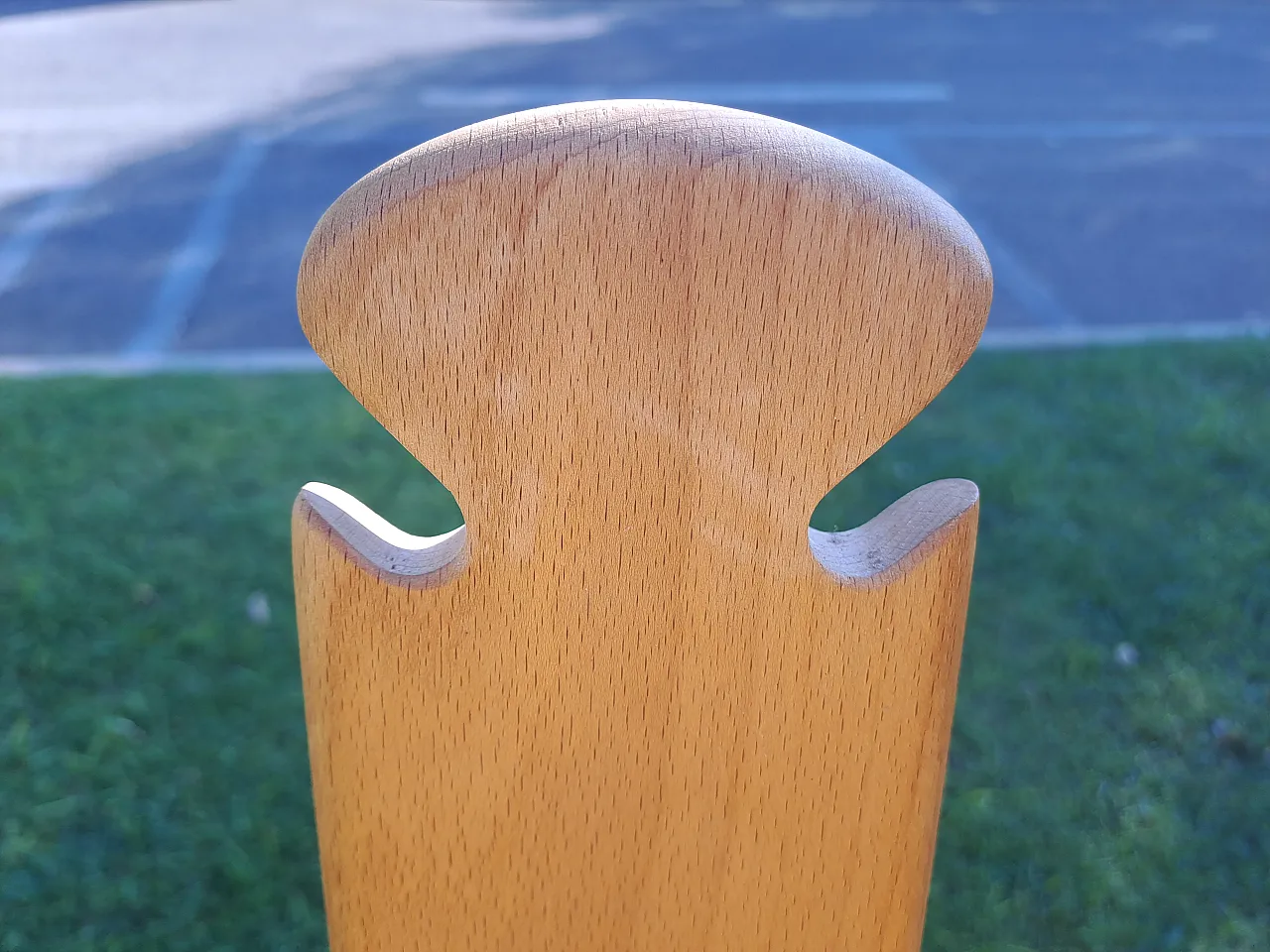 Beech coat stand by Giovanni Offredi per Crossevig, 1970s 4