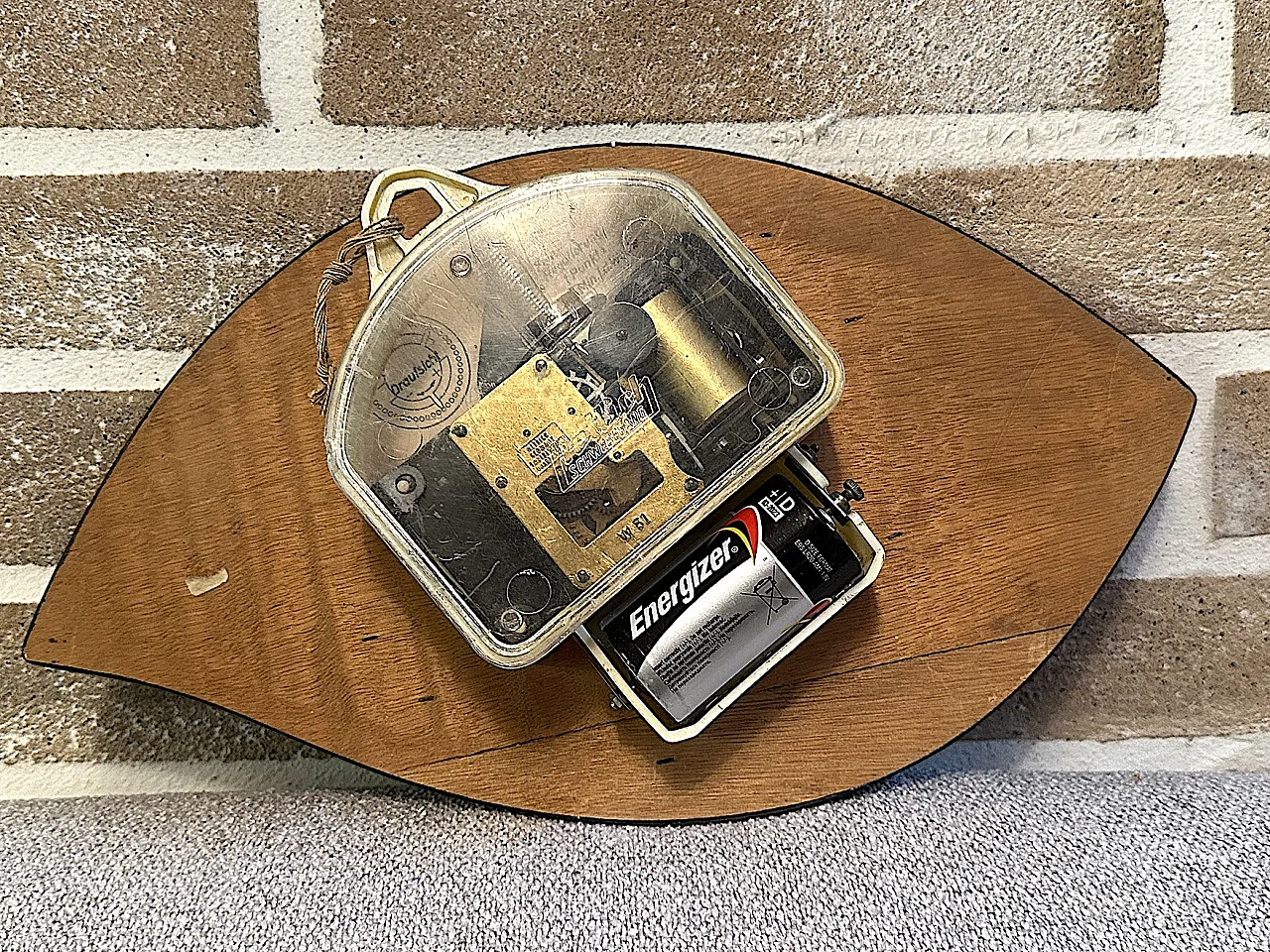 Bayard Asymmetrical Wall Clock, 1960s 5