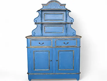 Vintage mahogany sideboard with gold leaf details