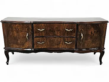 Toelette Chippendale in radica di noce, 1940