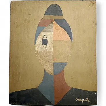 Ritratto olio su tela, anni '30