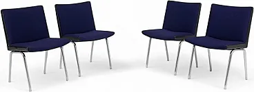 4 Airport chairs by Hans J. Wegner, 20th century