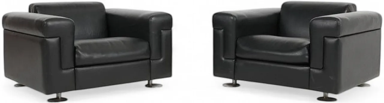Pair of armchairs by Osvaldo Borsani for Tecno, 1960s 7
