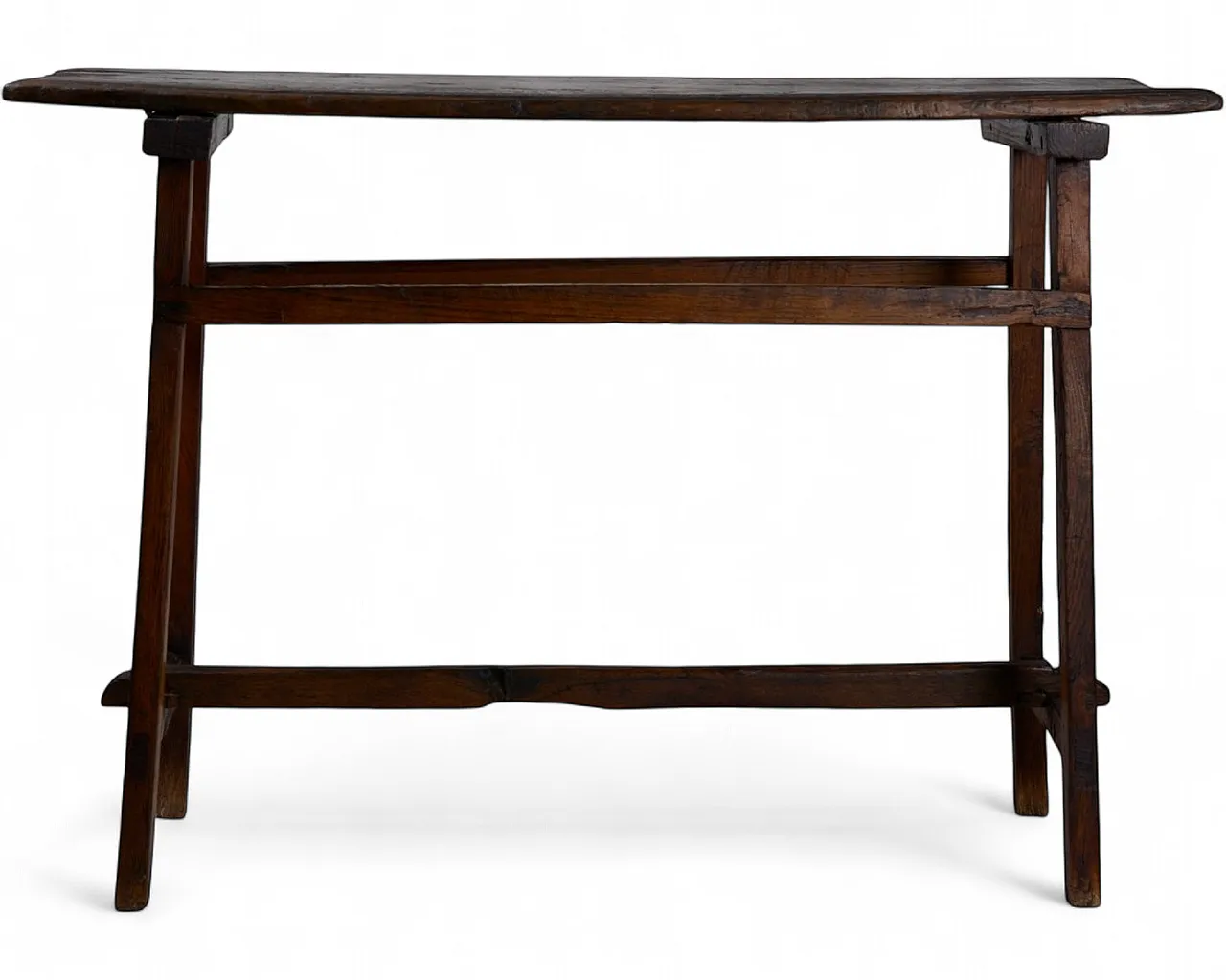 Rustic farmhouse console table, early 19th century 8
