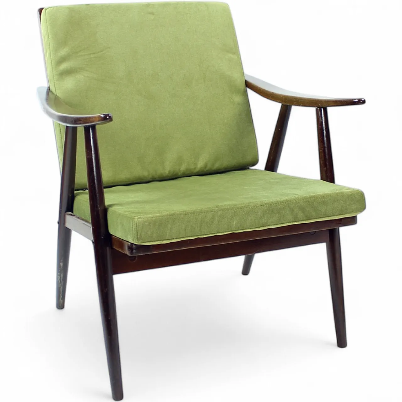 Boomerang Armchair From Ton, Czechoslovakia, 1960s 15