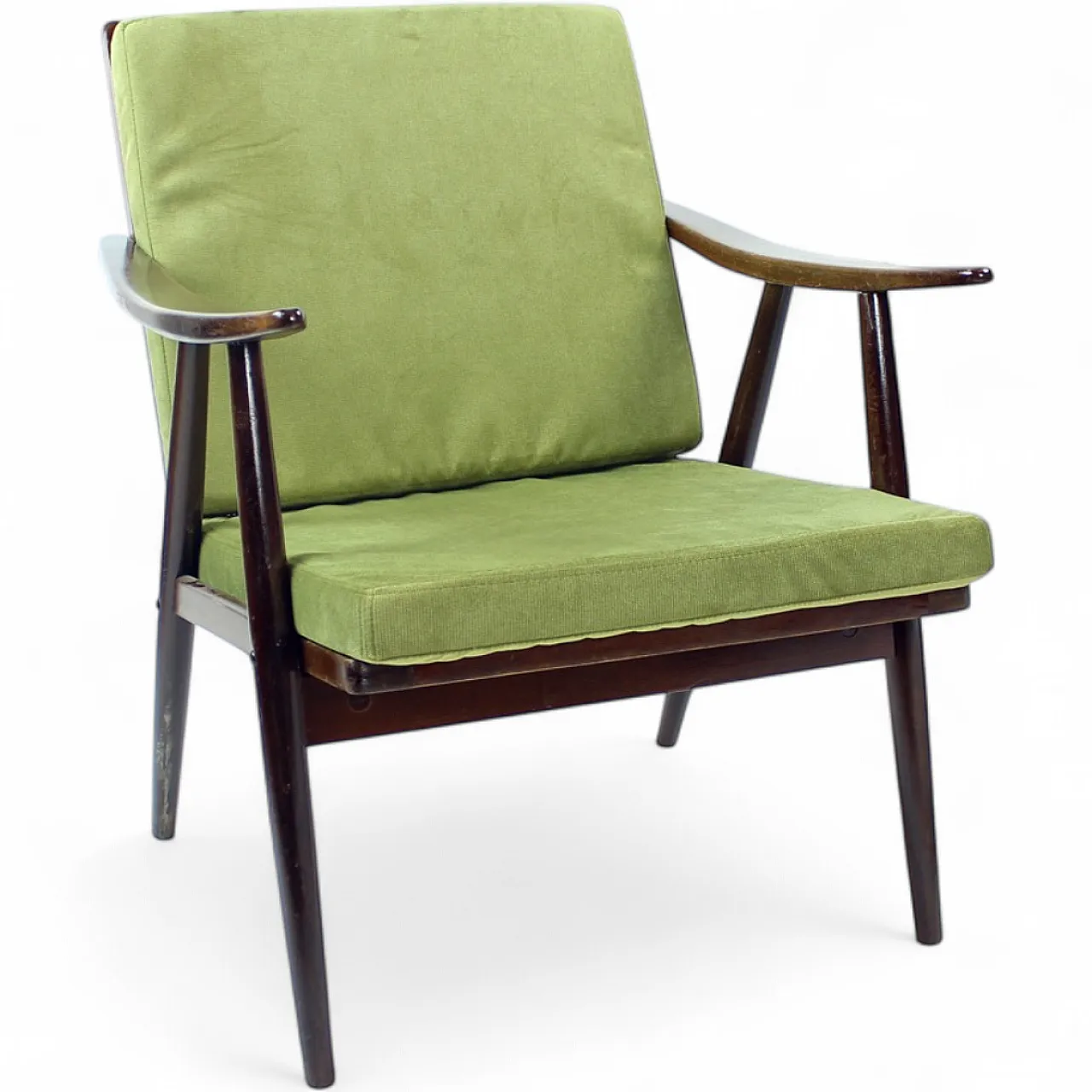 Boomerang Armchair From Ton, Czechoslovakia, 1960s 16
