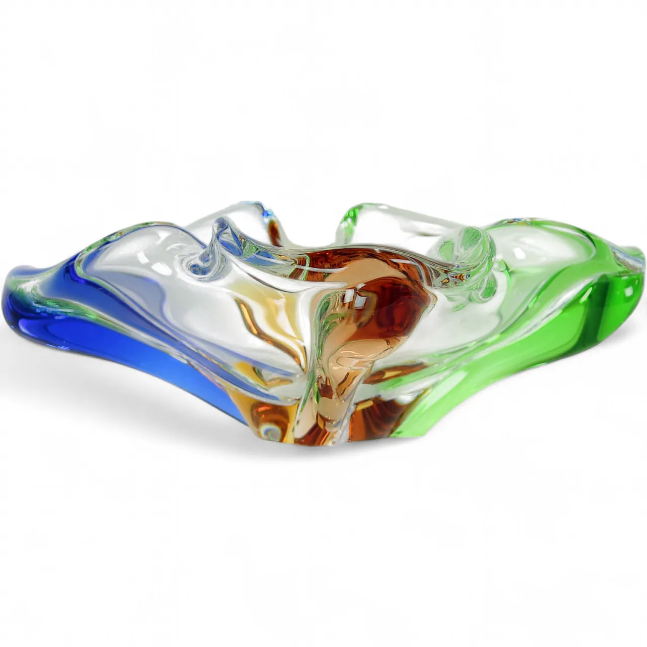 Design Art Rhapsody Collection Glass Bowl By Frantisek Zemek, Czechosl 11