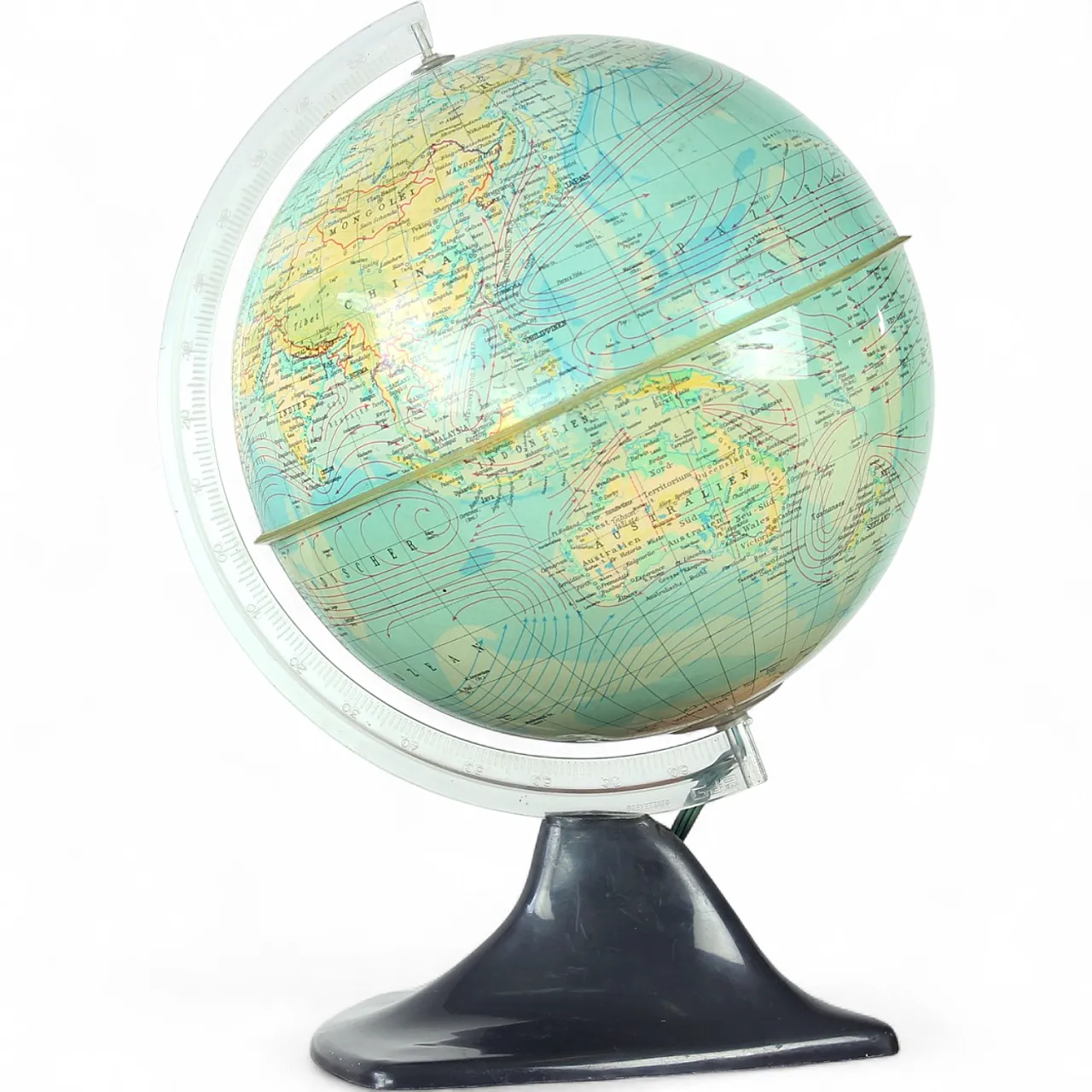 Illuminating Plastic Globe, Czechoslovakia 1960s 14