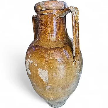 Garden vase, Capasone Apulian jar, 19th century
