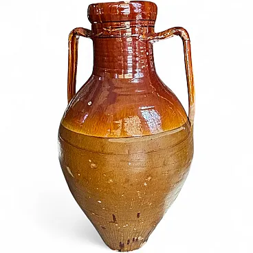 Garden vase, Capasone Apulian jar, 19th century