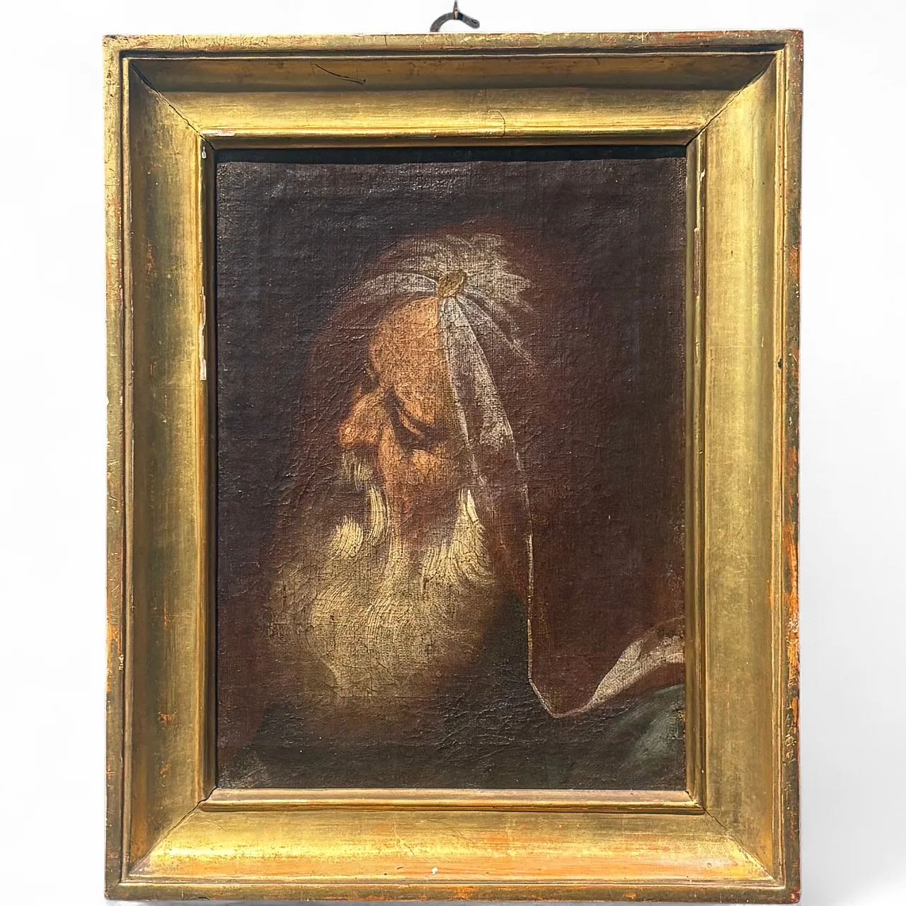 ainting with the face of a wise man, Venetian school, 18th century 14
