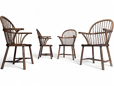 4 Poltrone B 952/F di Adolf Loos per Thonet, anni '20