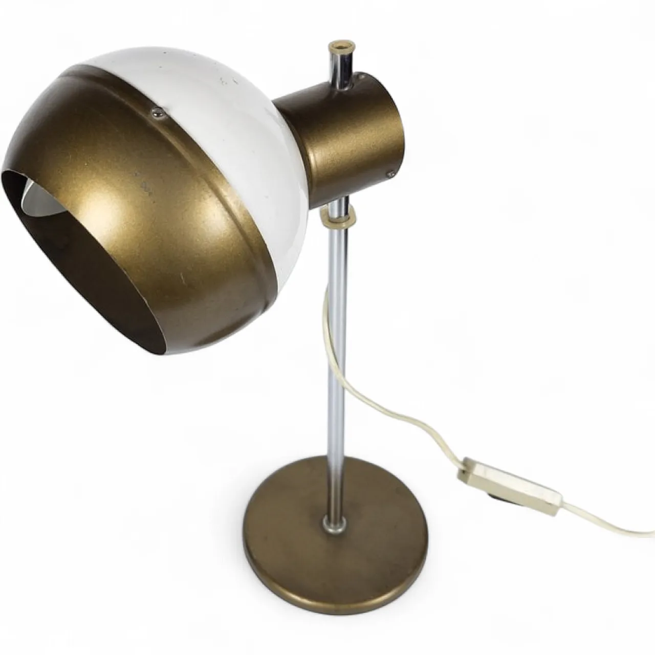 Lampada da tavolo Space Age regolabile di Drukov, anni '70 7