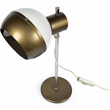 Lampada da tavolo Space Age regolabile di Drukov, anni '70