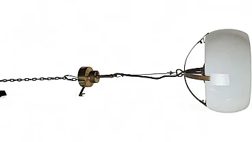 Omega pendant in brass by Vico Magistretti for Artemide, 1960s