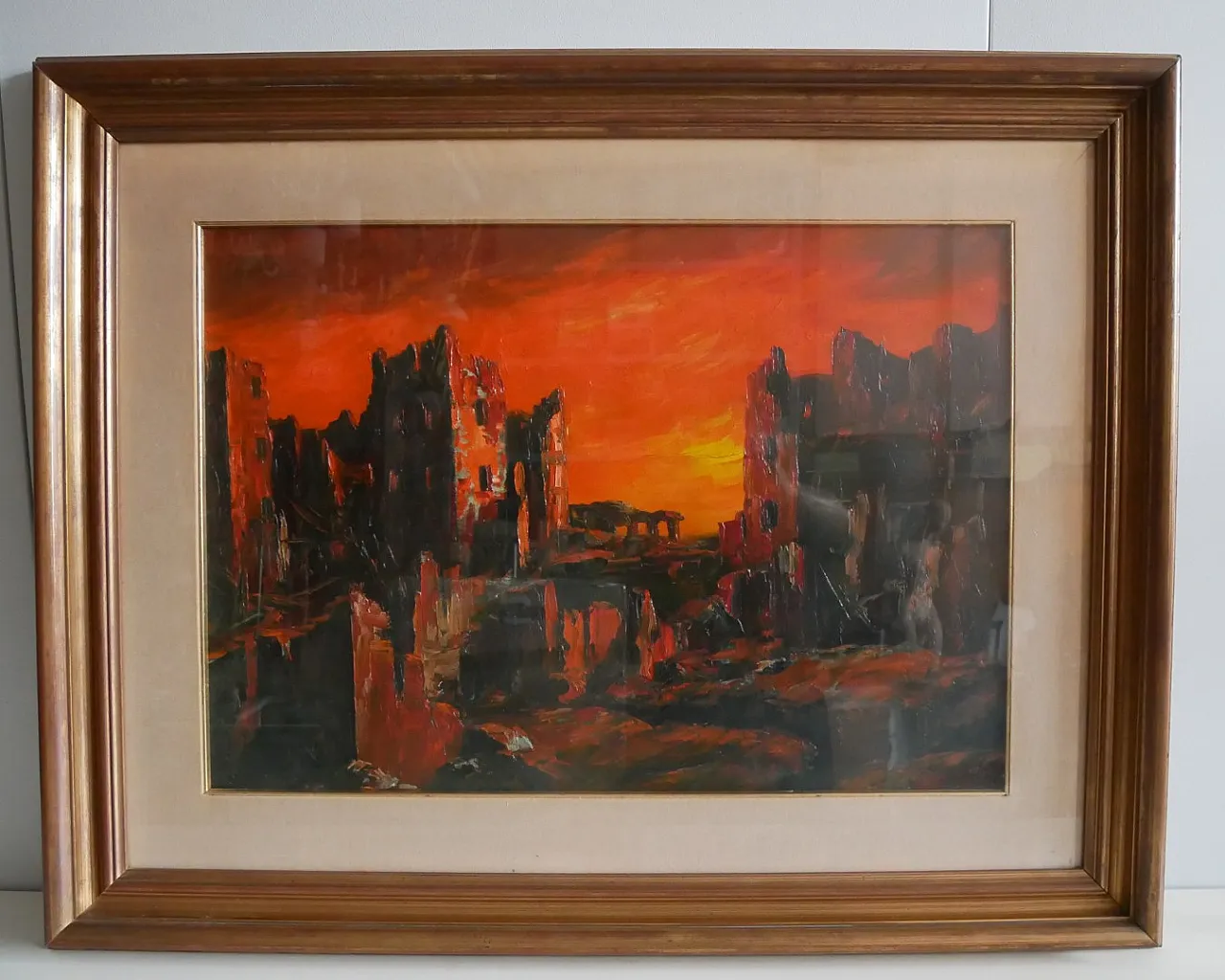 Antonio Zambrella, Desolazione, olio su tela, 1969 1
