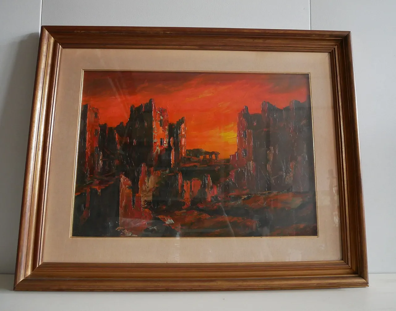 Antonio Zambrella, Desolazione, olio su tela, 1969 10