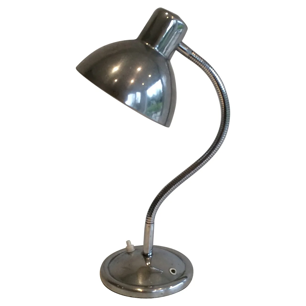 Swinging Chrome Lamp, circa 1960 1